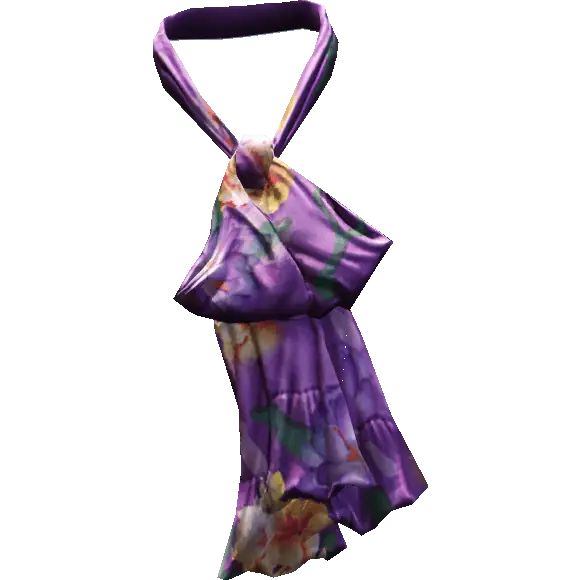 Шарф в горошек