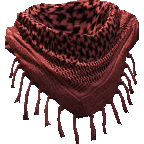 Шарф красный