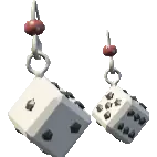 Серьги 'Игральные кубики'