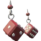 Серьги 'Игральные кубики'