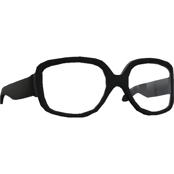 Квадратные с фиолетовыми линзами