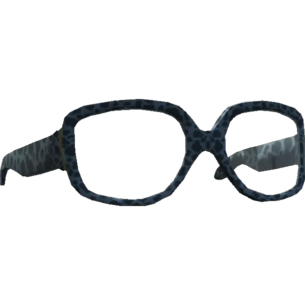 Квадратные с фиолетовыми линзами