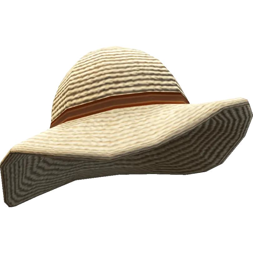 Шляпка соломенная пляжная