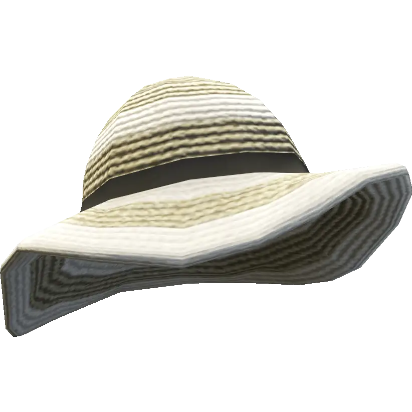 Шляпка соломенная пляжная