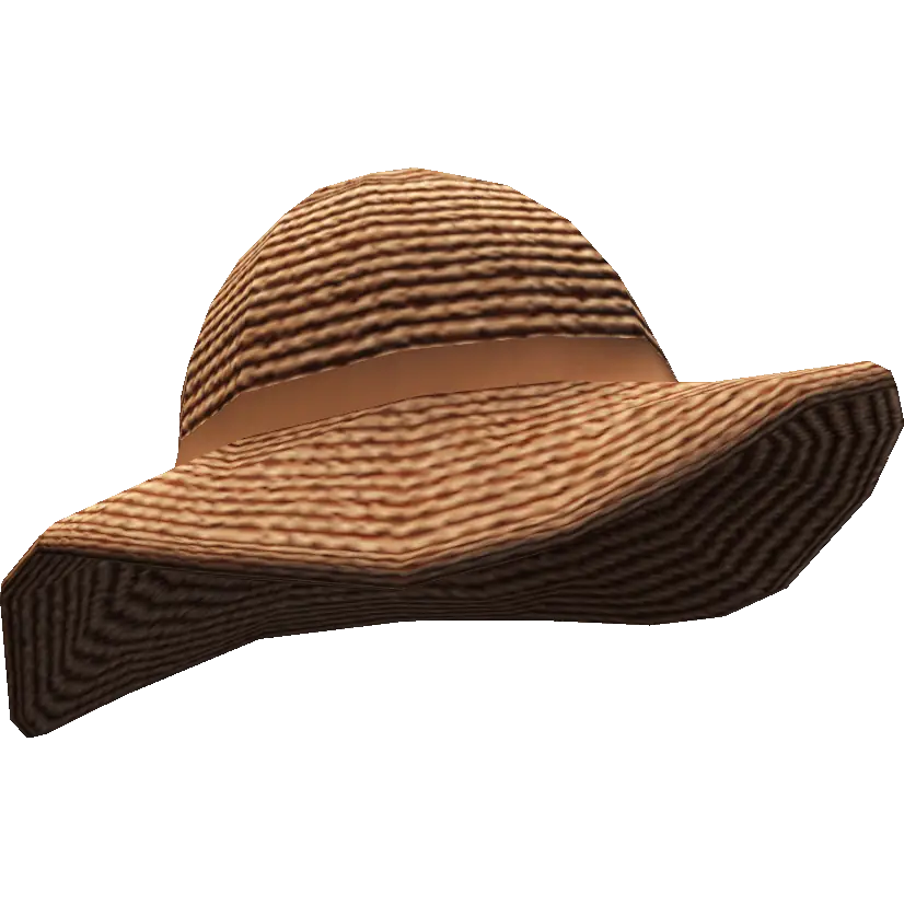 Шляпка соломенная пляжная