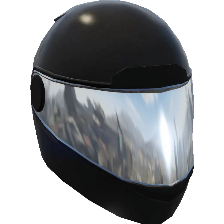 Мотоциклетный матовый зеркальный шлем