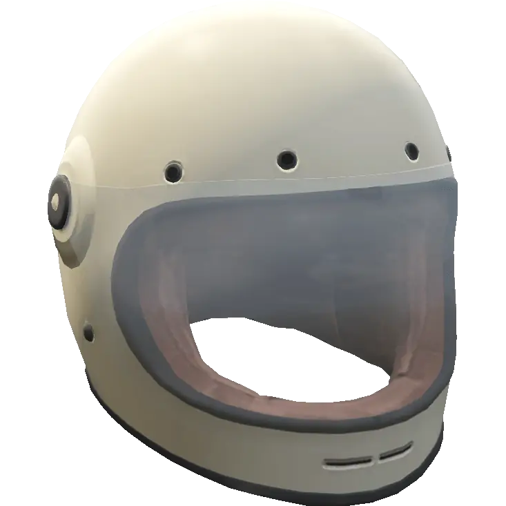 Закрытый ретро-шлем