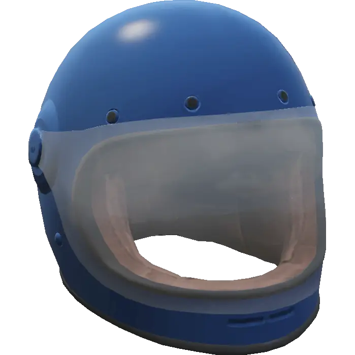 Закрытый ретро-шлем