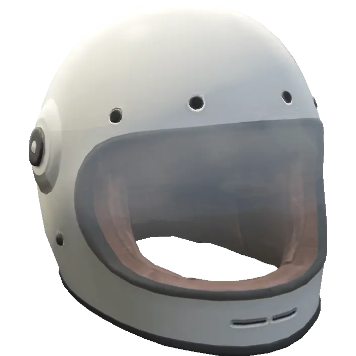 Закрытый ретро-шлем