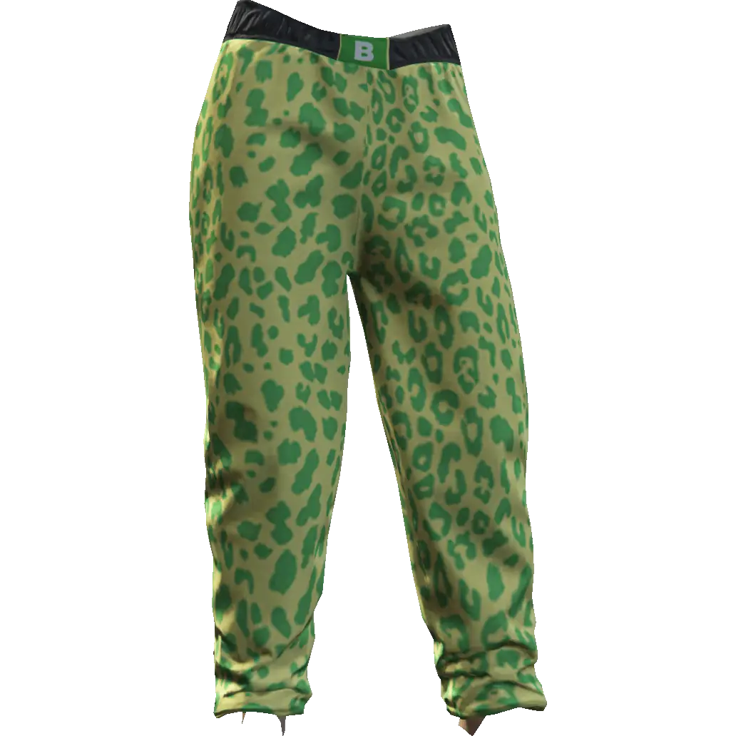 Свободные штаны с цветами