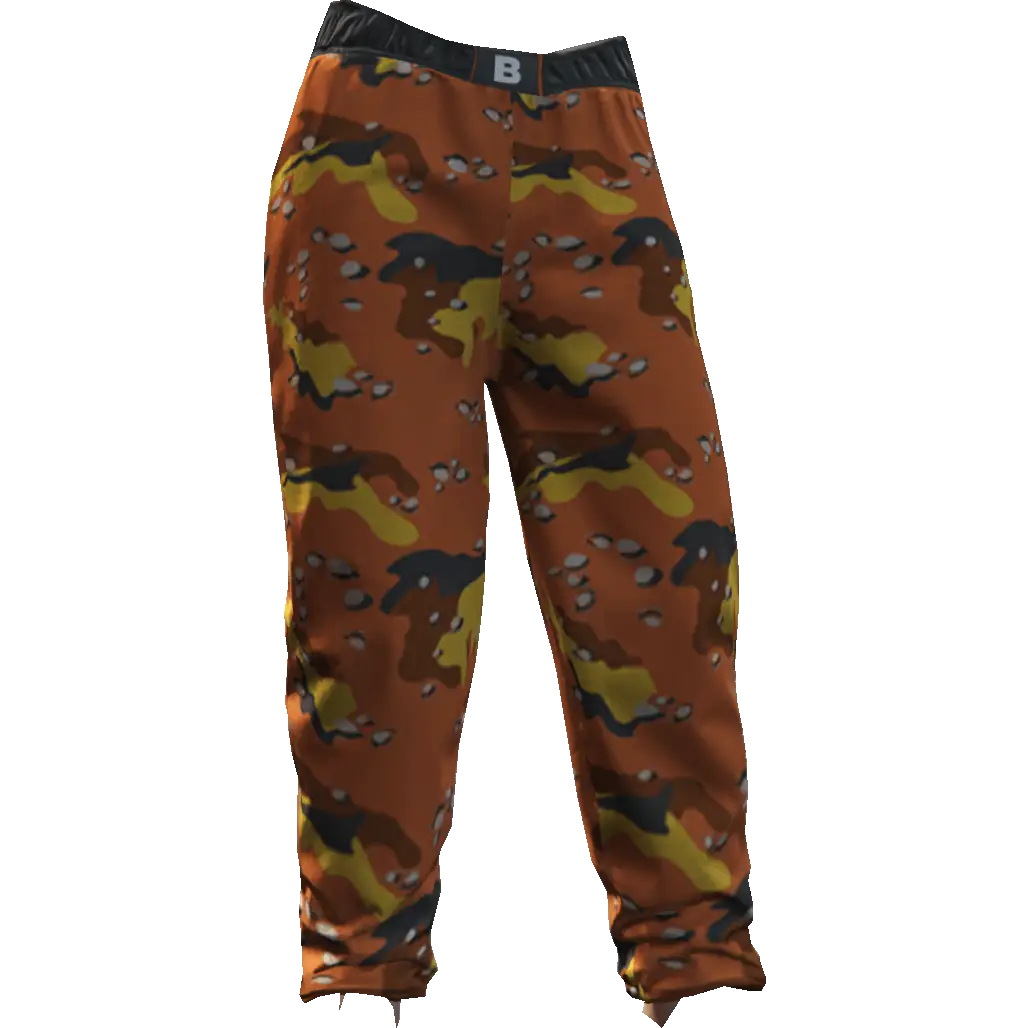 Свободные штаны с цветами