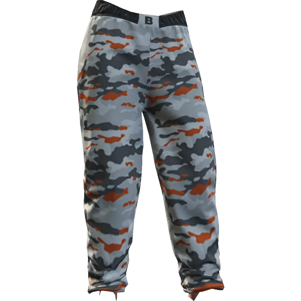 Свободные штаны с цветами