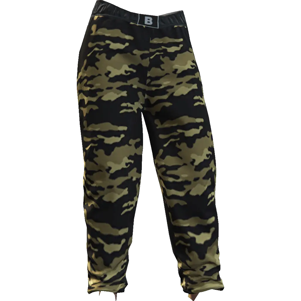 Свободные штаны с цветами