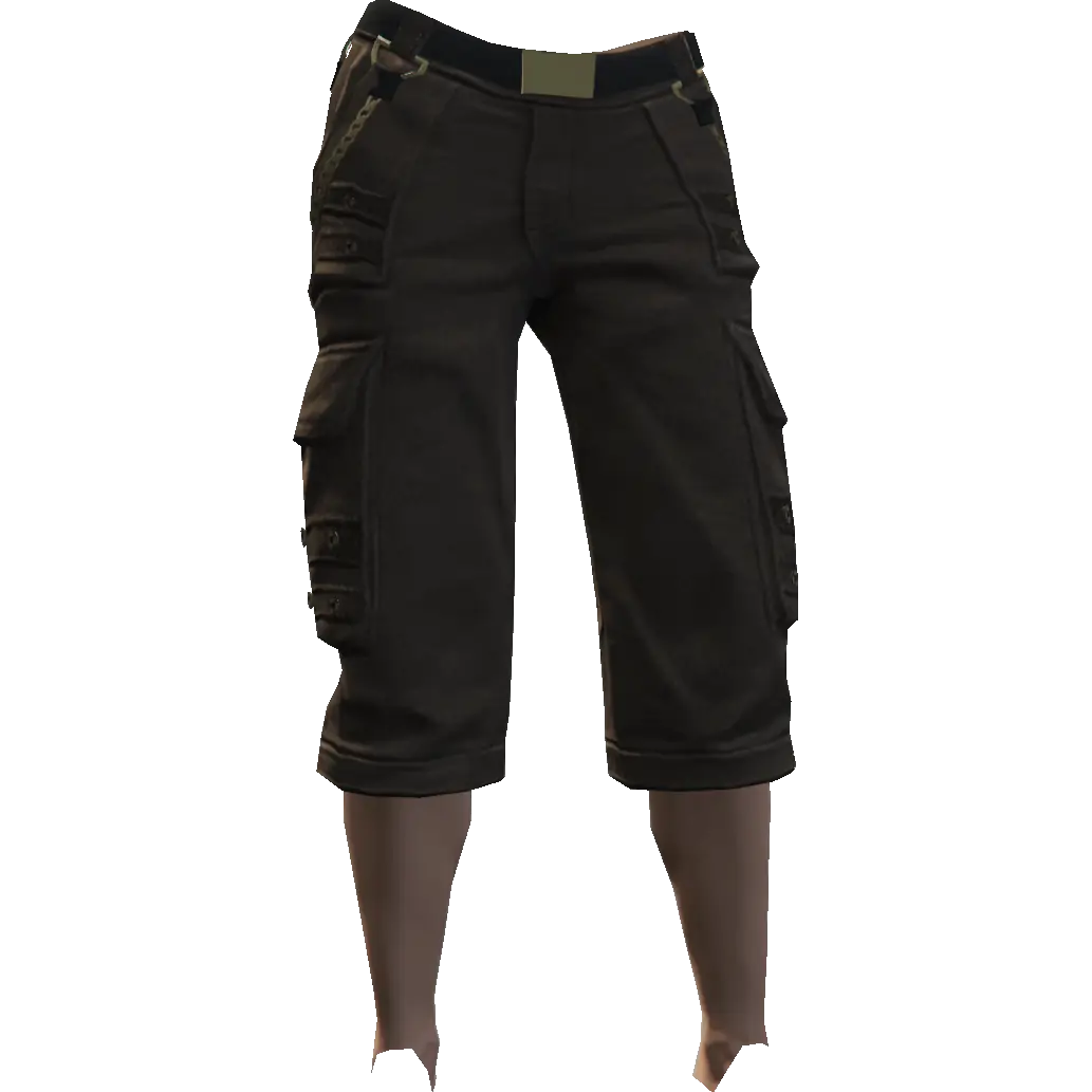 Байкерские свободные бриджи