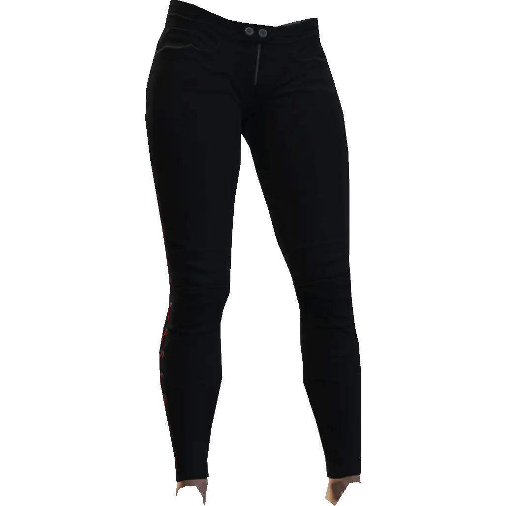 Зауженные джинсы уличные