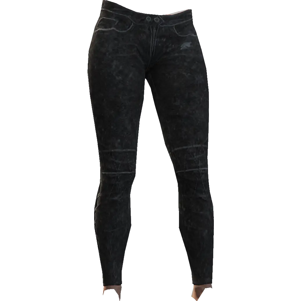 Зауженные джинсы уличные