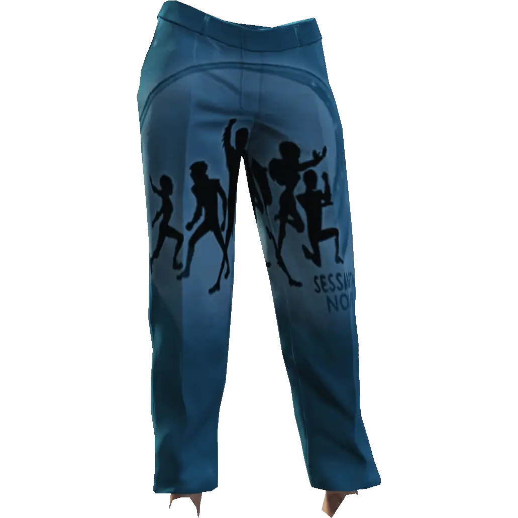 Классические брюки с узорами