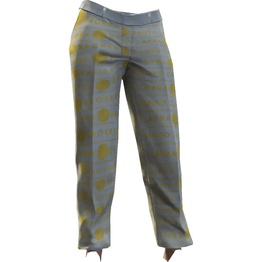 Классические брюки с узорами