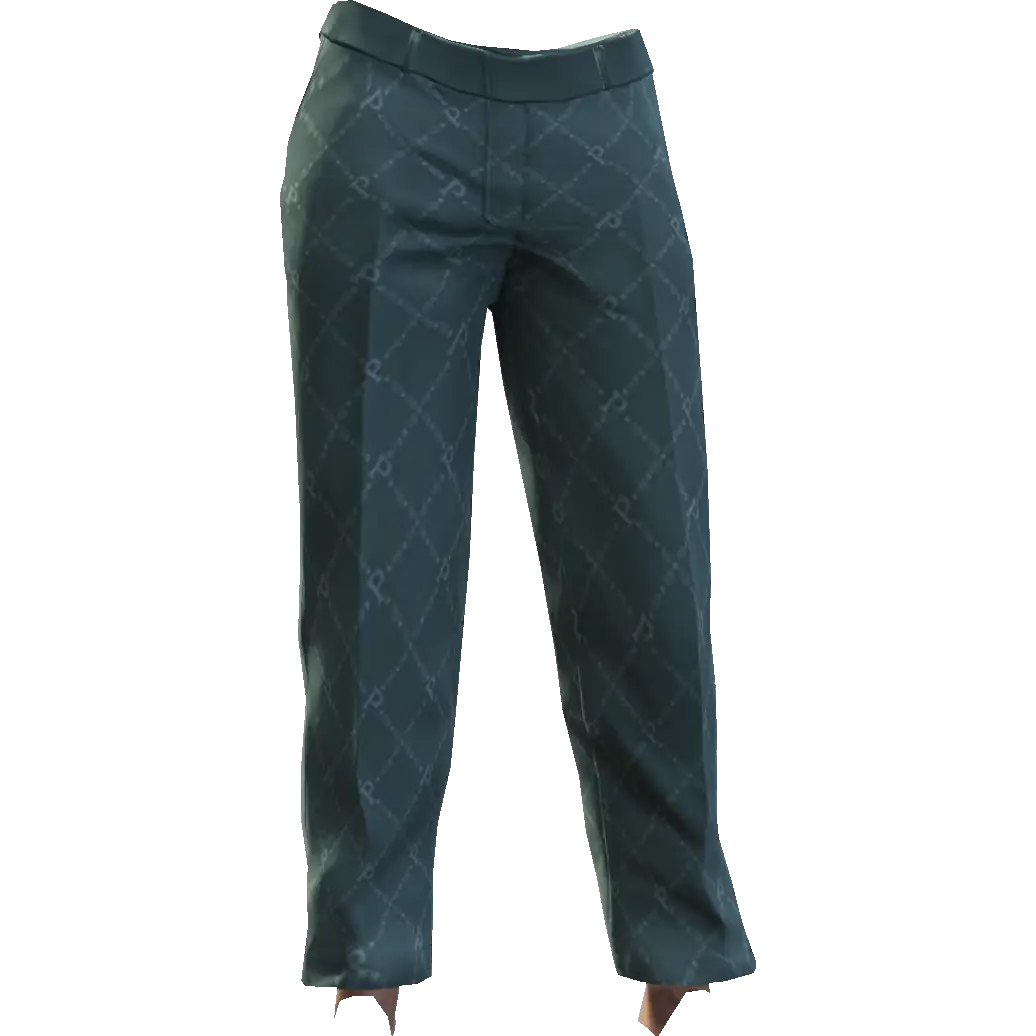 Классические брюки с узорами