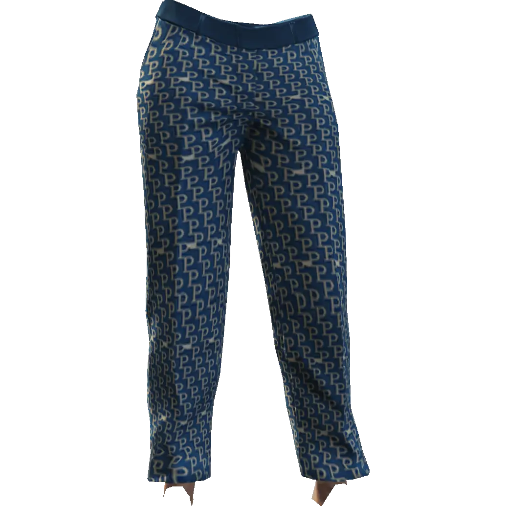 Классические брюки с узорами