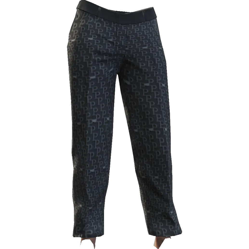 Классические брюки с узорами