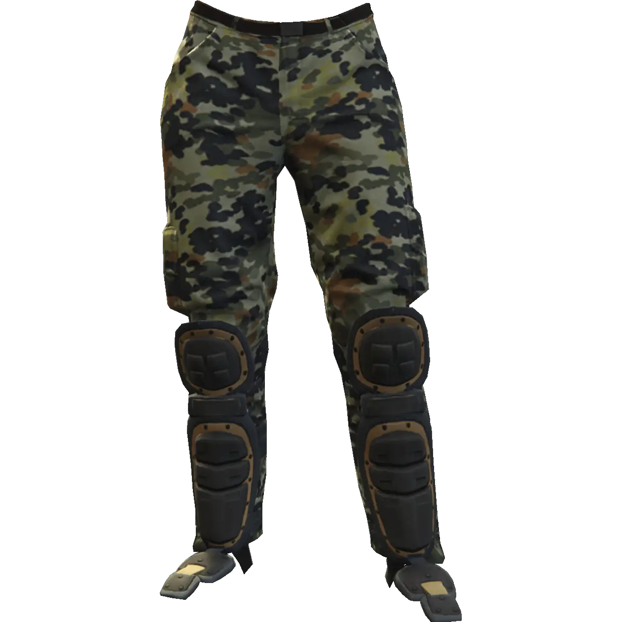 Штаны с накладкой