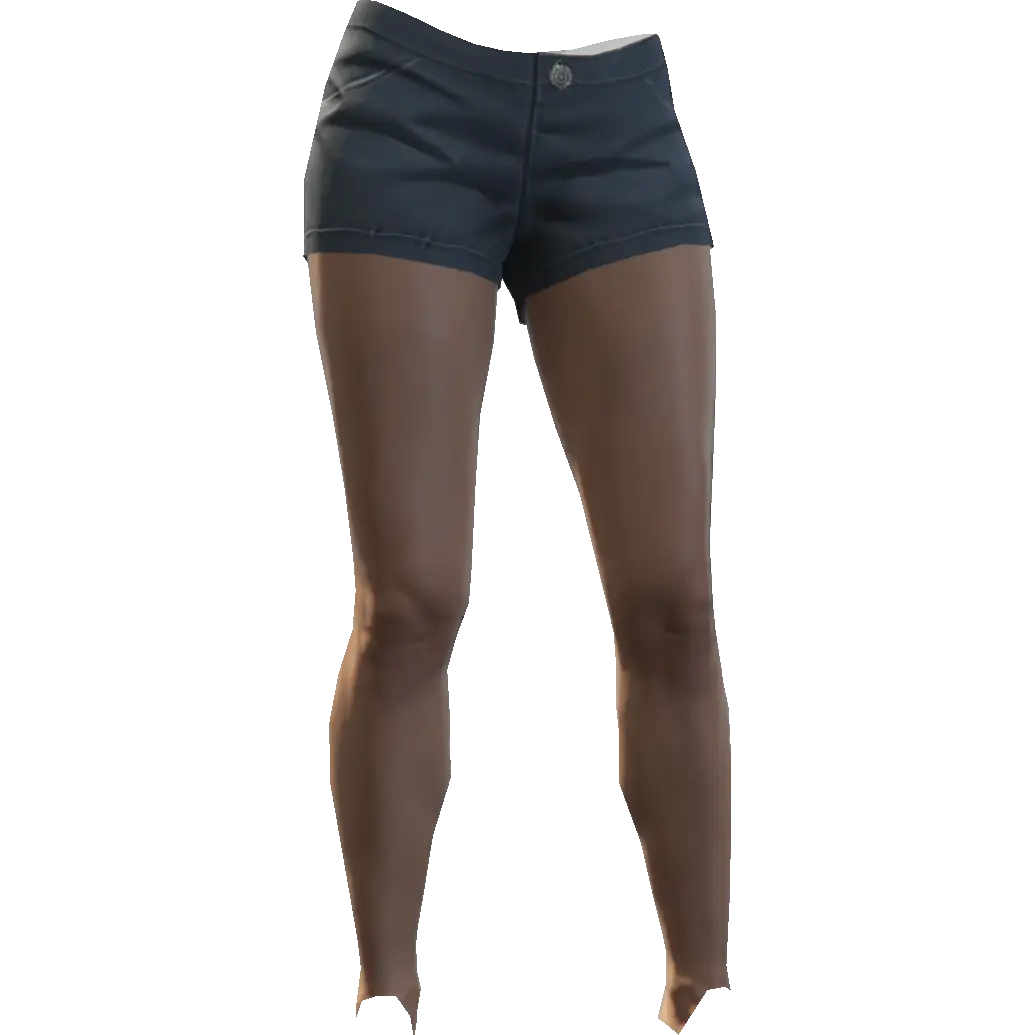 Синие шорты