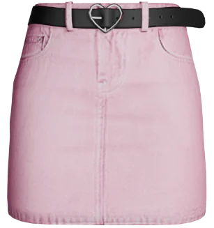 Юбка Джинсовая Denim Pink [2574]