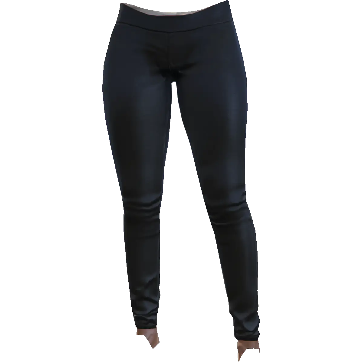 Леггинсы кожаные