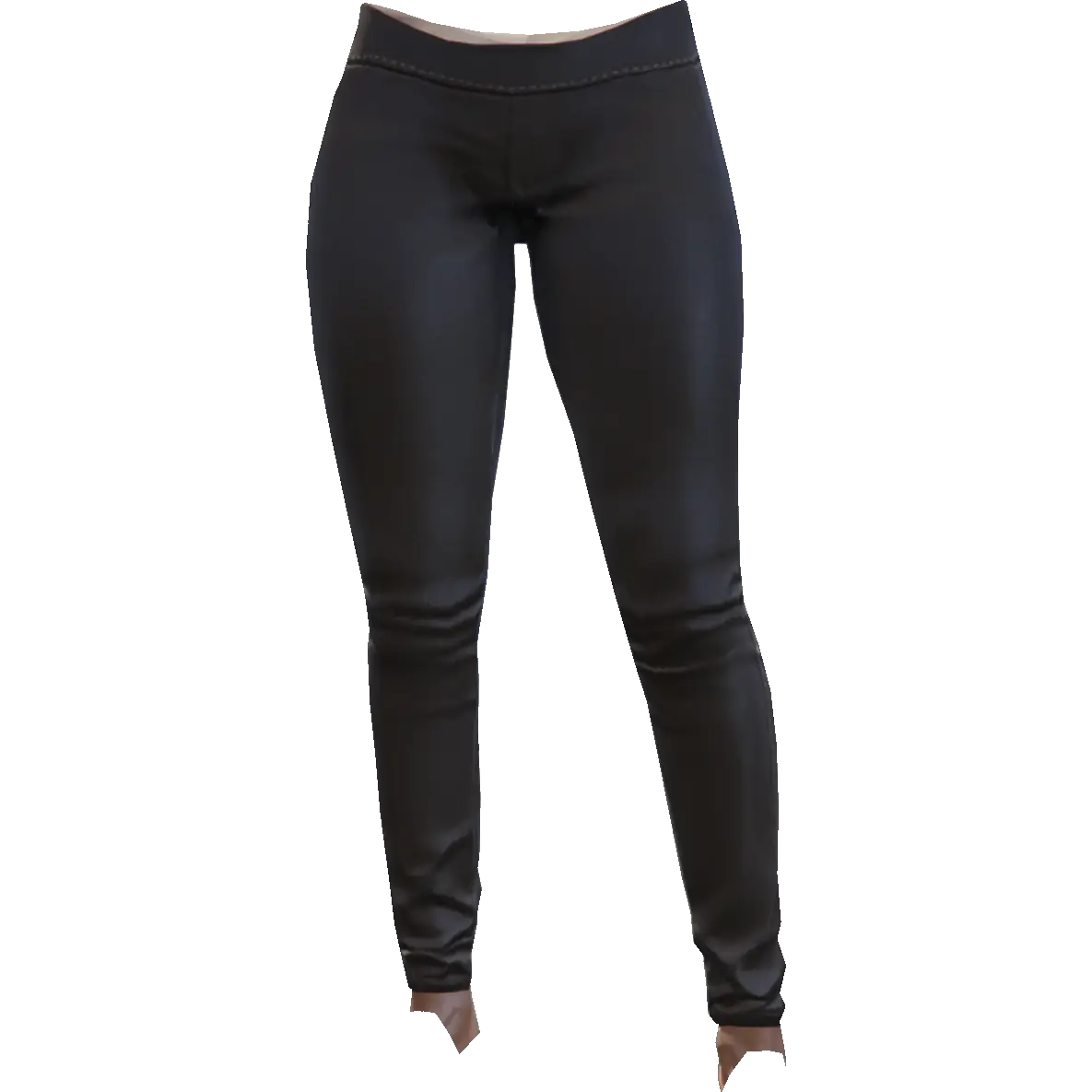 Леггинсы кожаные