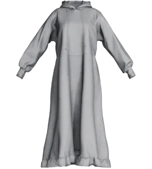 Платье Худи by Gorilla Light Grey [2762]