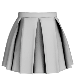 Юбка Strap Knit White [2839]