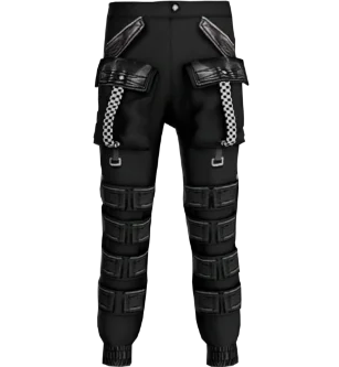 Джогеры FIMS Black/White #1 [3059]