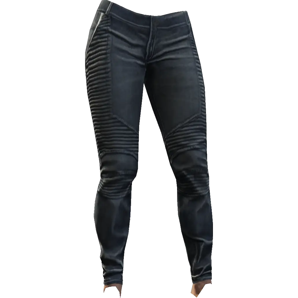 Зауженные джинсы с узором