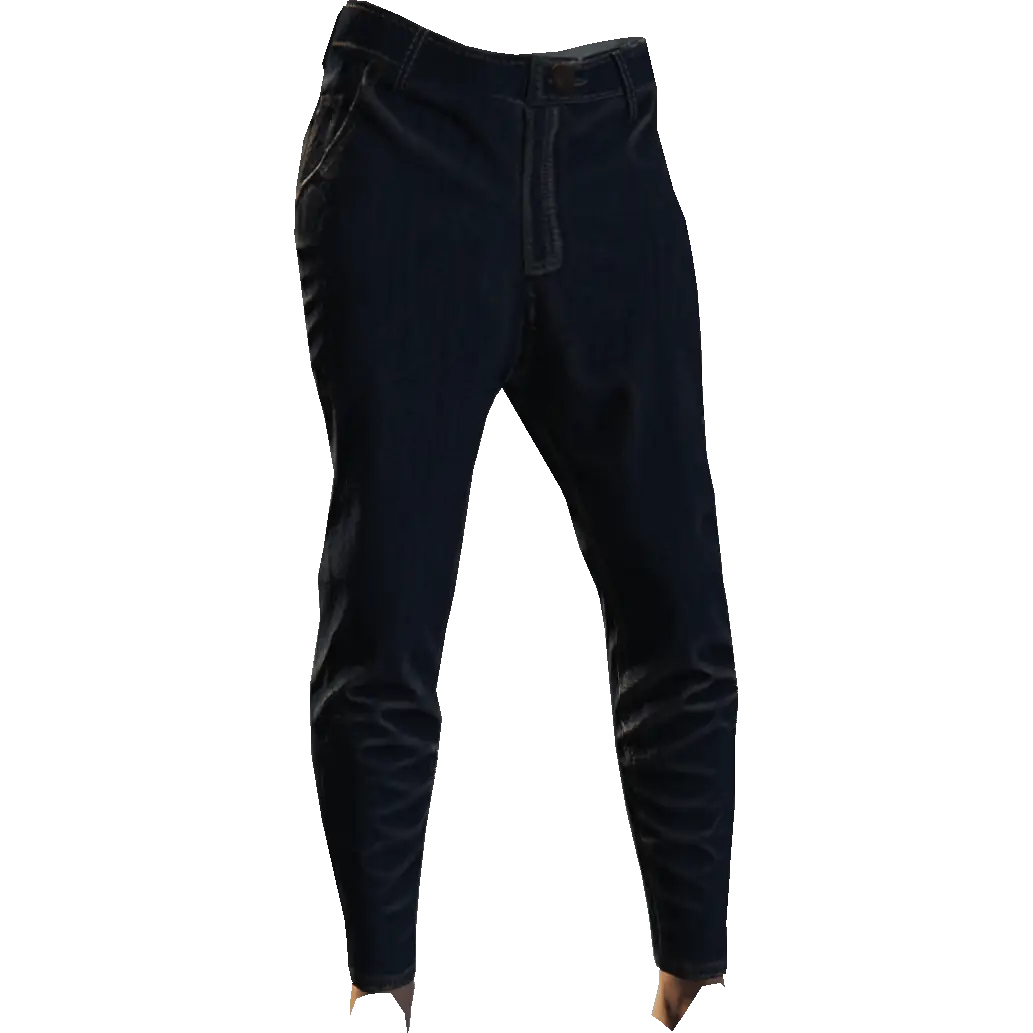 Зауженные джинсы ручной работы