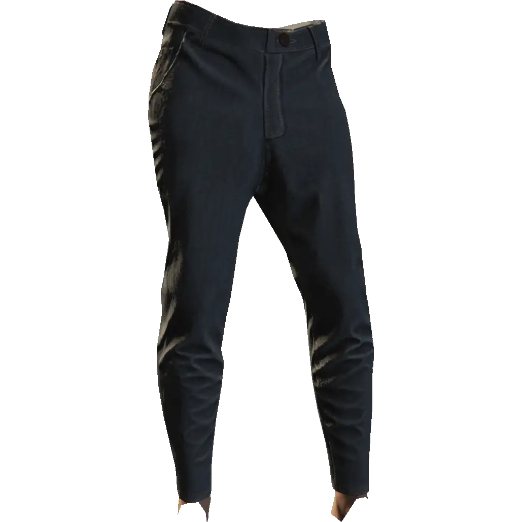 Зауженные джинсы ручной работы