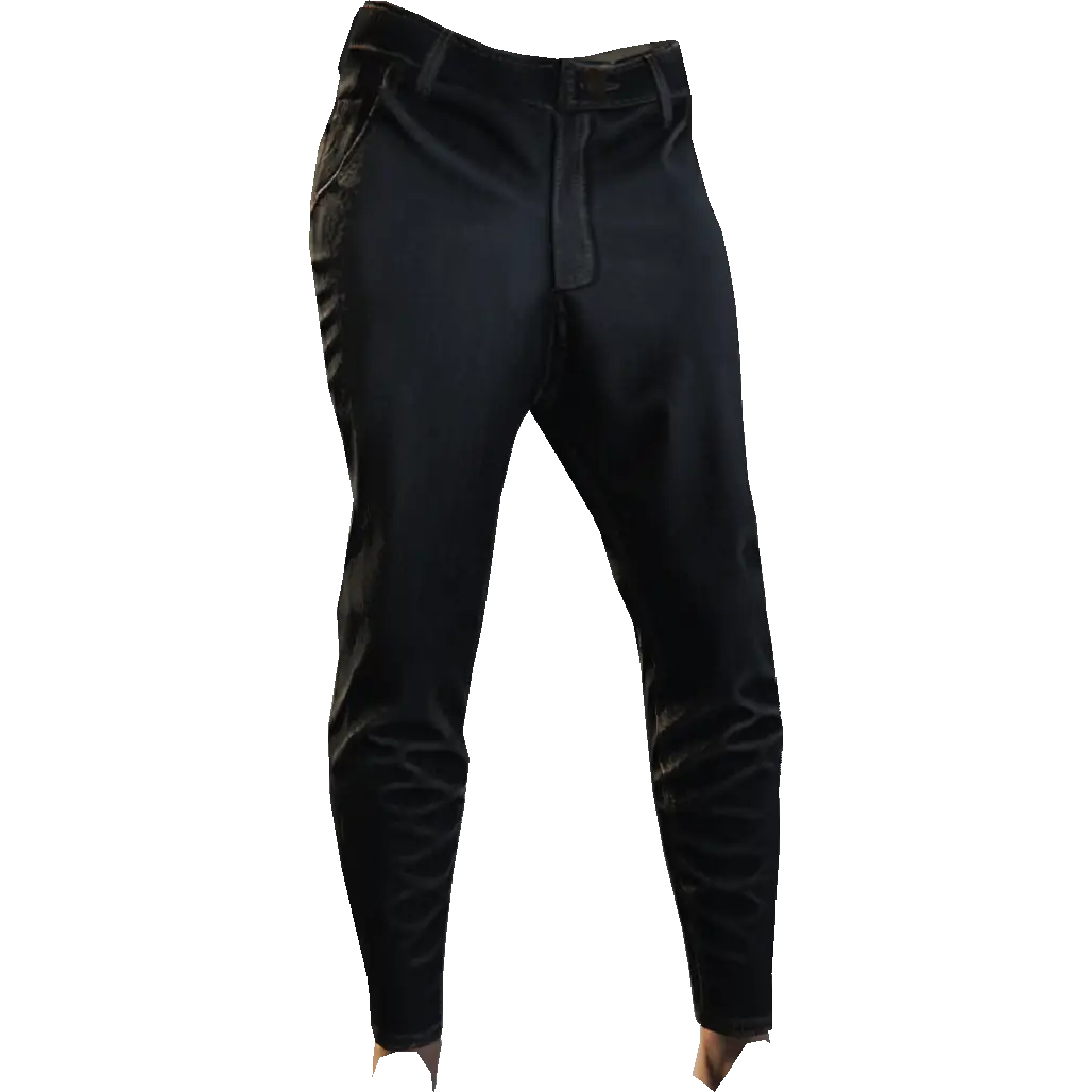 Зауженные джинсы ручной работы