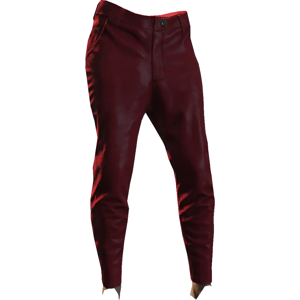 Зауженные джинсы ручной работы латексные