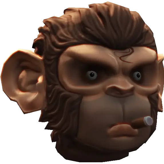 Обезьяна с сигаретой