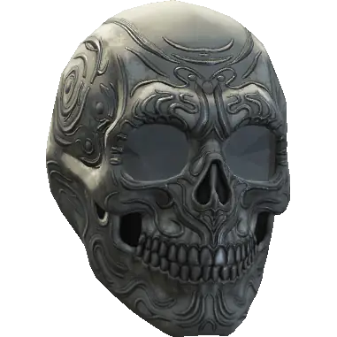 Череп с узорами