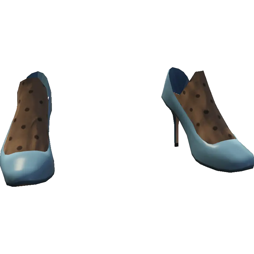 Туфли на тонких шпильках с липучкой