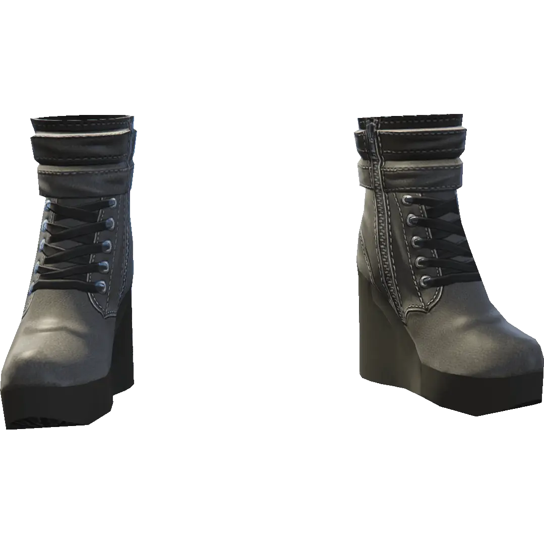 Высокие ботинки