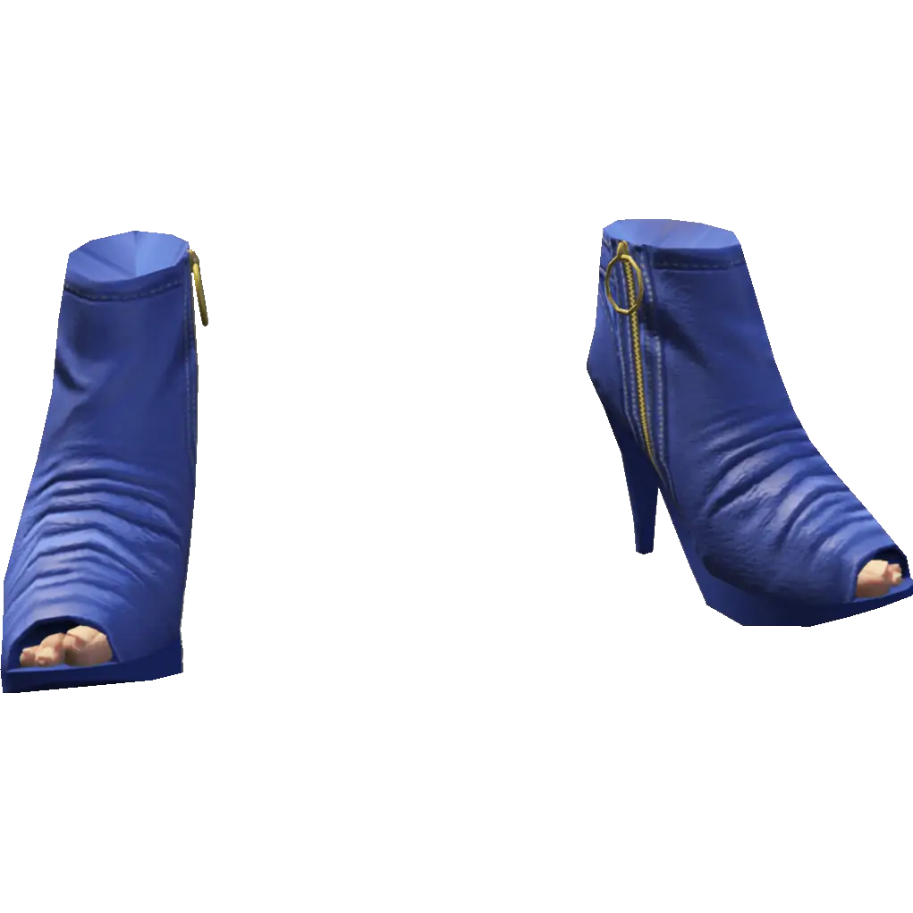 Туфли на каблуке с открытым носом