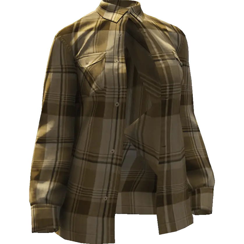 Рубашка с глубоким декольте