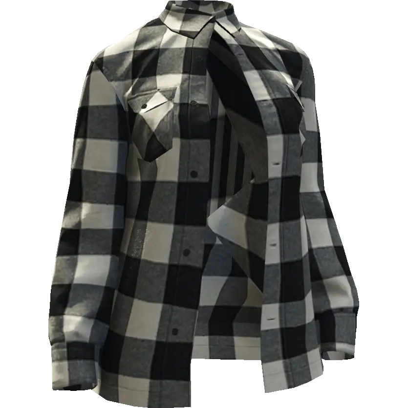 Рубашка с глубоким декольте