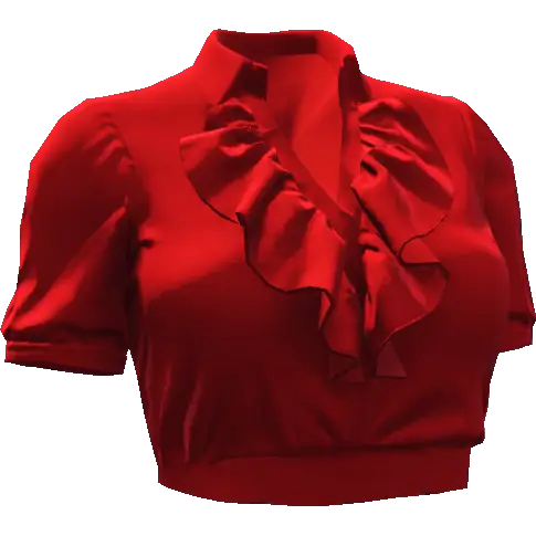 Блузка с бантом