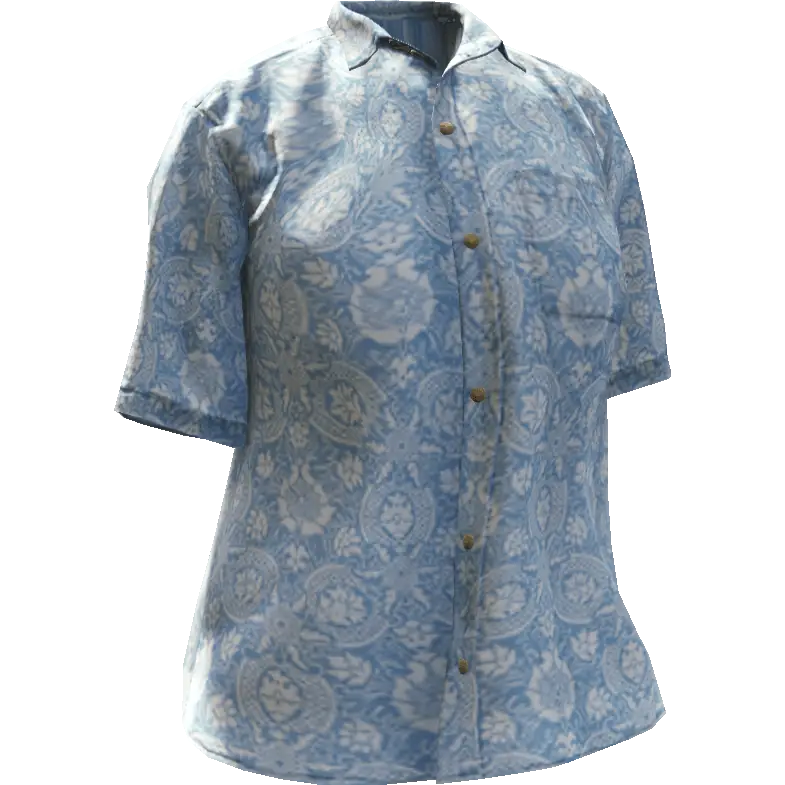 Рубашка с птицами