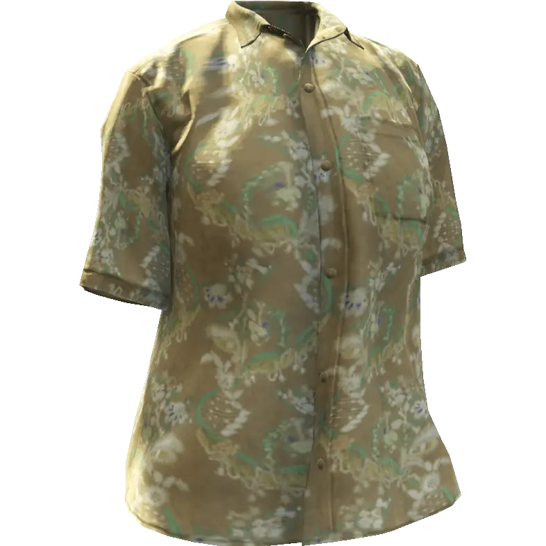 Рубашка с птицами