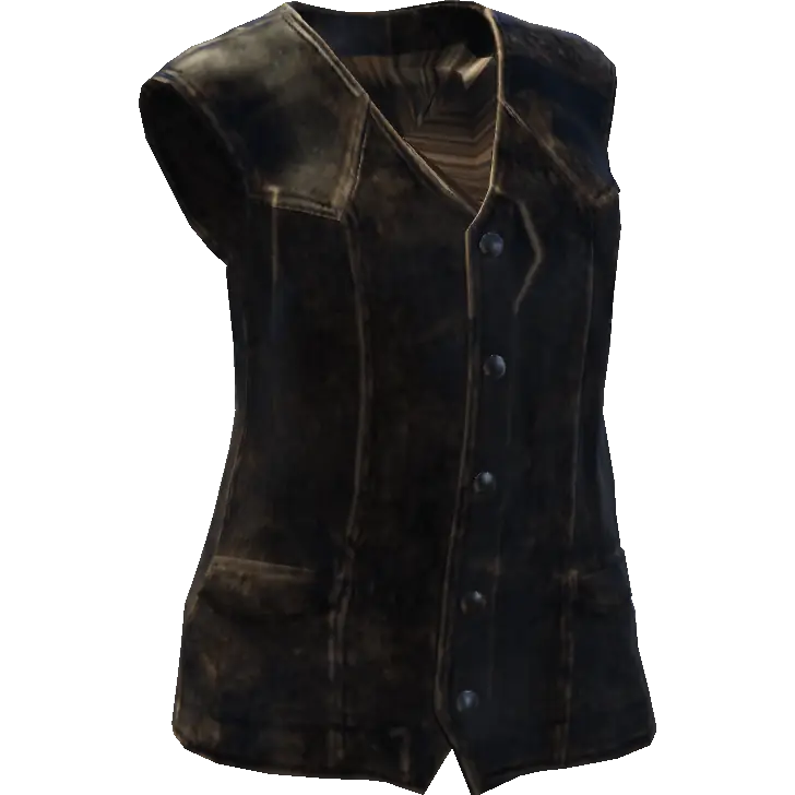 Закрытая жилетка с пуговицами