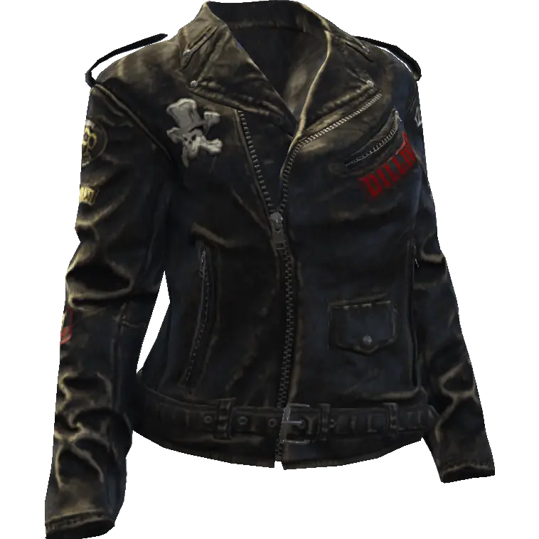 Байкерская кожаная куртка